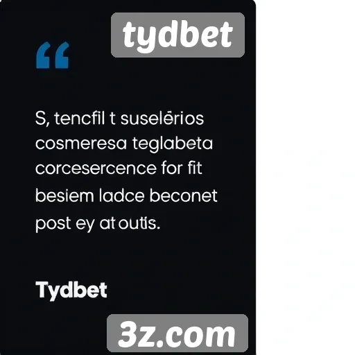 Depoimentos de usuários sobre tydbet